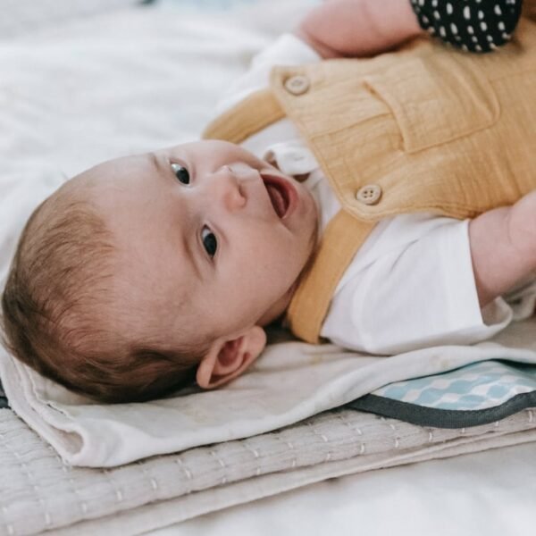Crinkle Button Dress